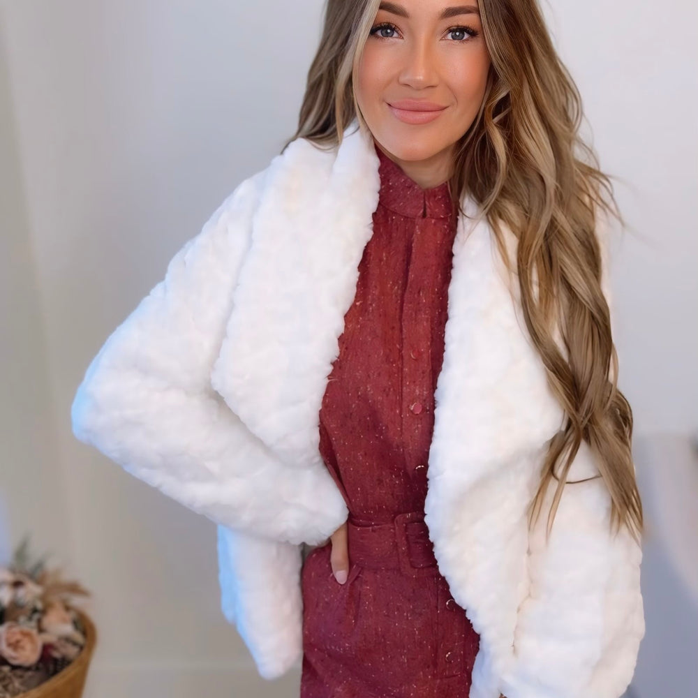 
                      
                        Winter Wanderings Faux Fur Jacket
                      
                    