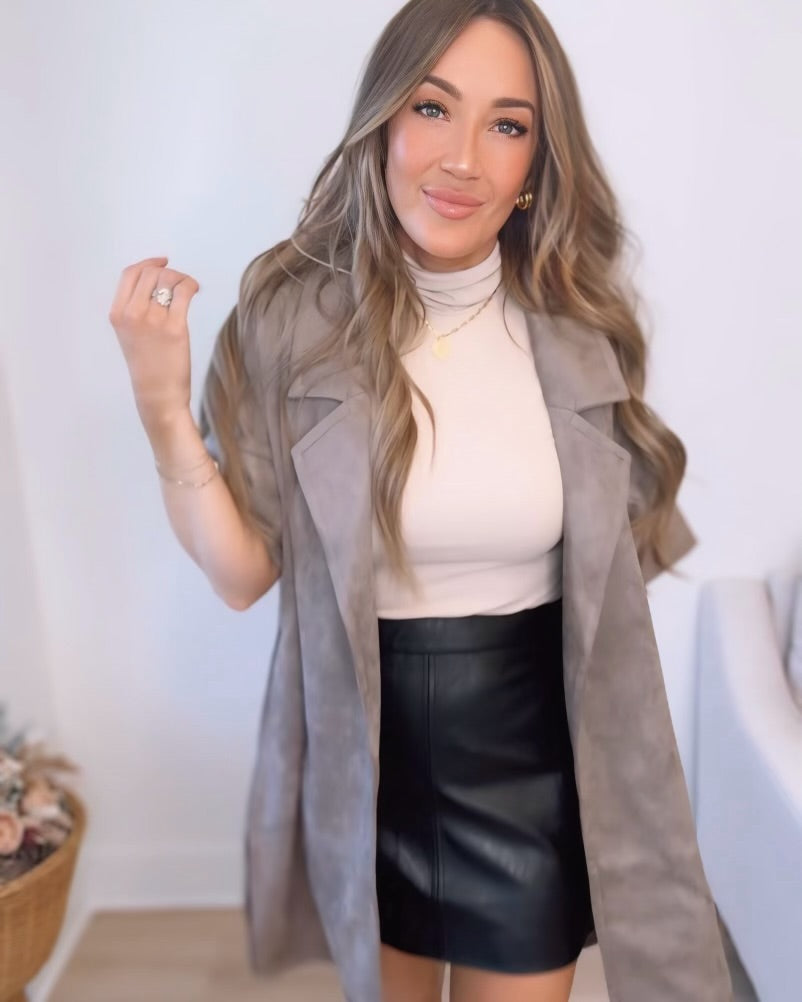 Piper Leather Skirt