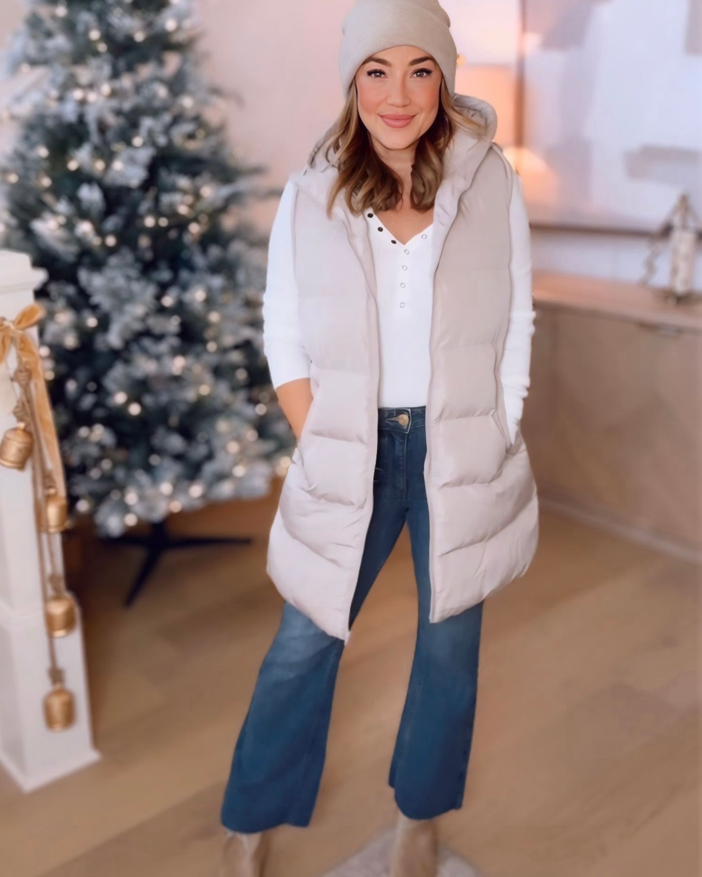 Victoria Longline Puffer Vest