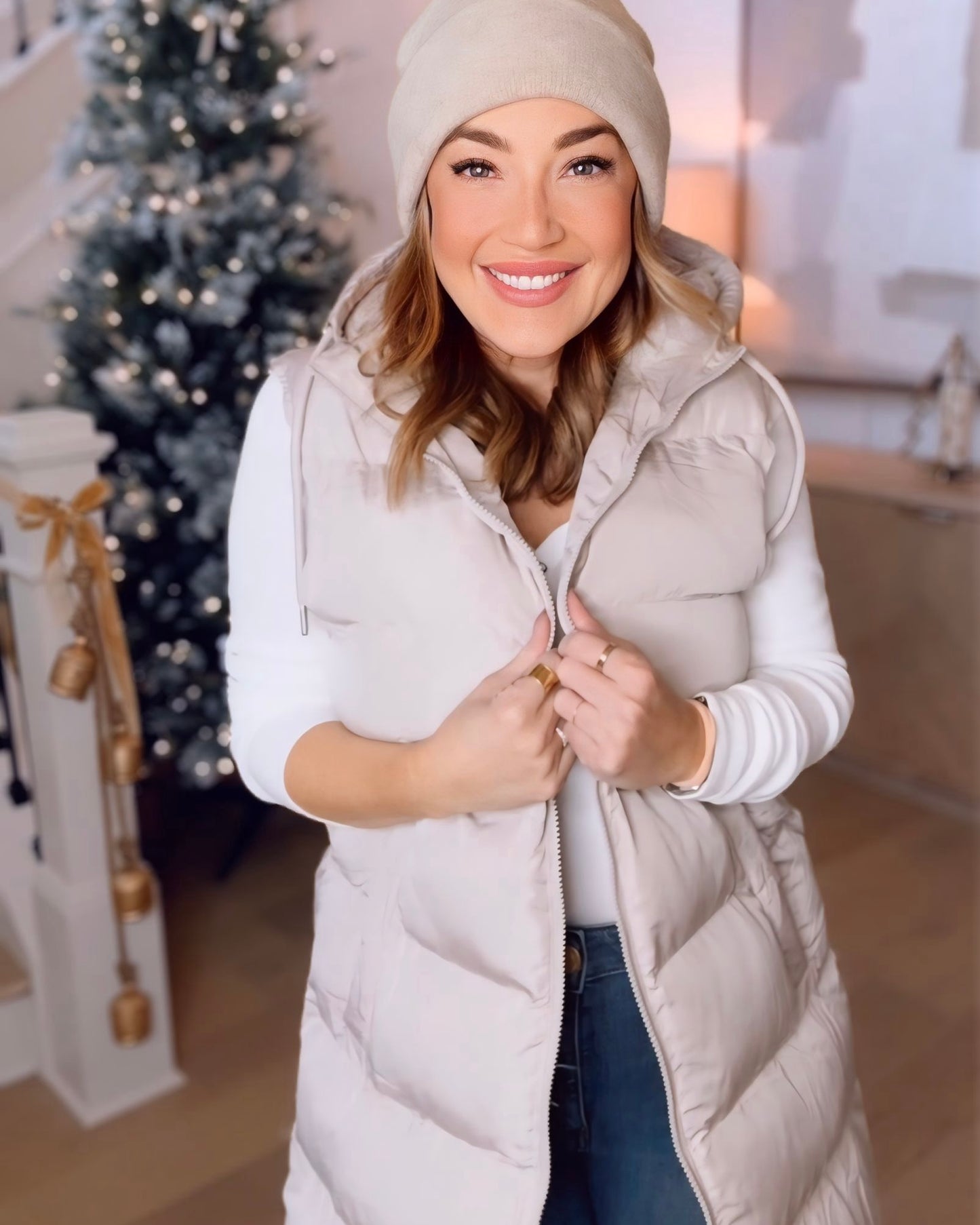 Victoria Longline Puffer Vest