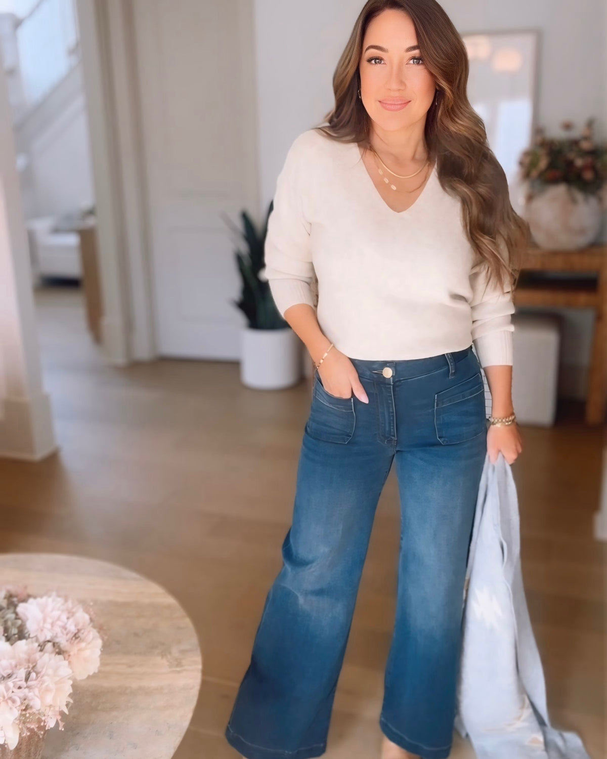 Sinclair Relaxed V-Neck Sweater