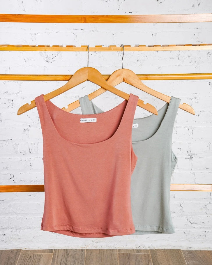 
                      
                        Sarah Square Double Layer Tank
                      
                    