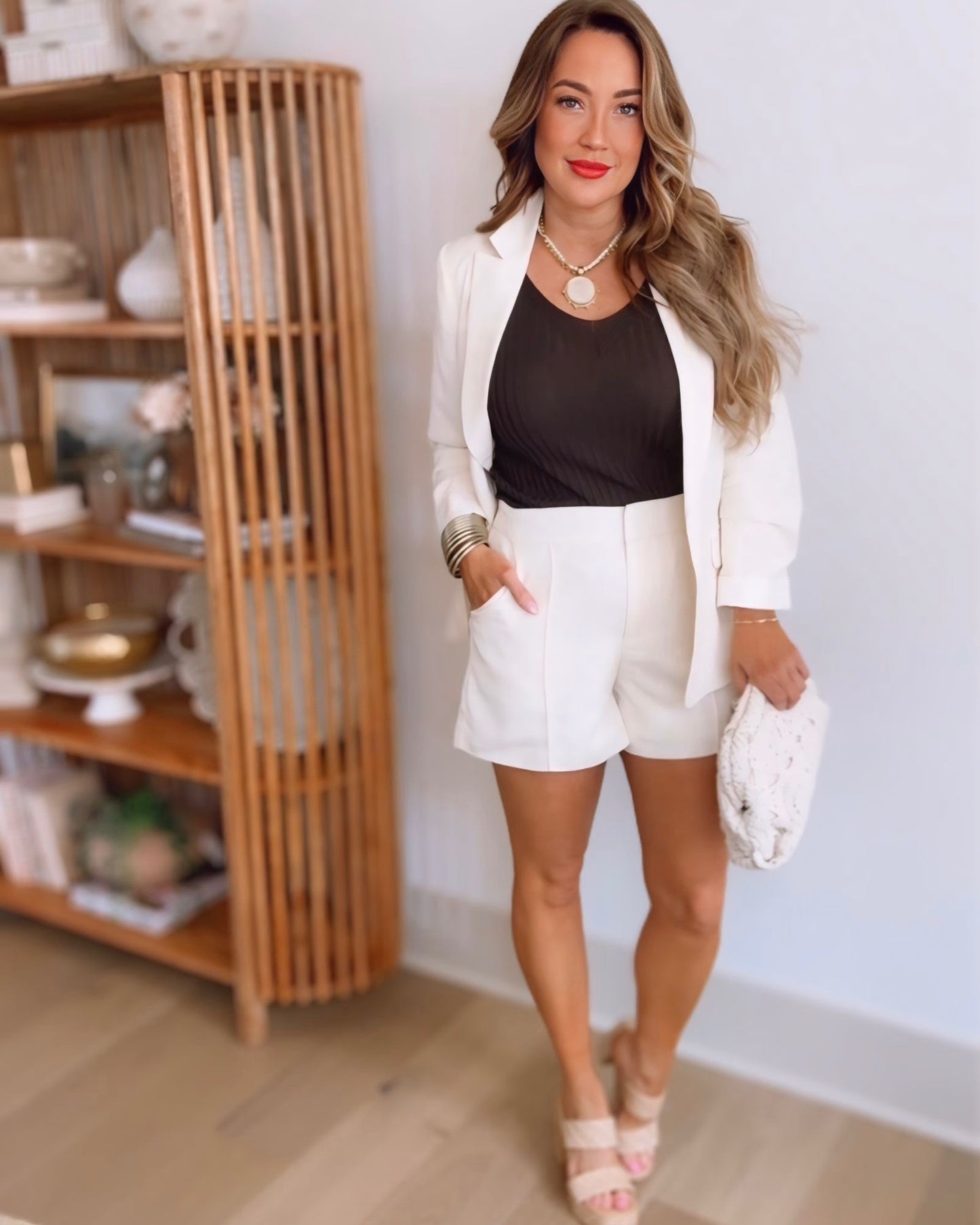 Perla Cinched Sleeve Blazer- 2 Colors