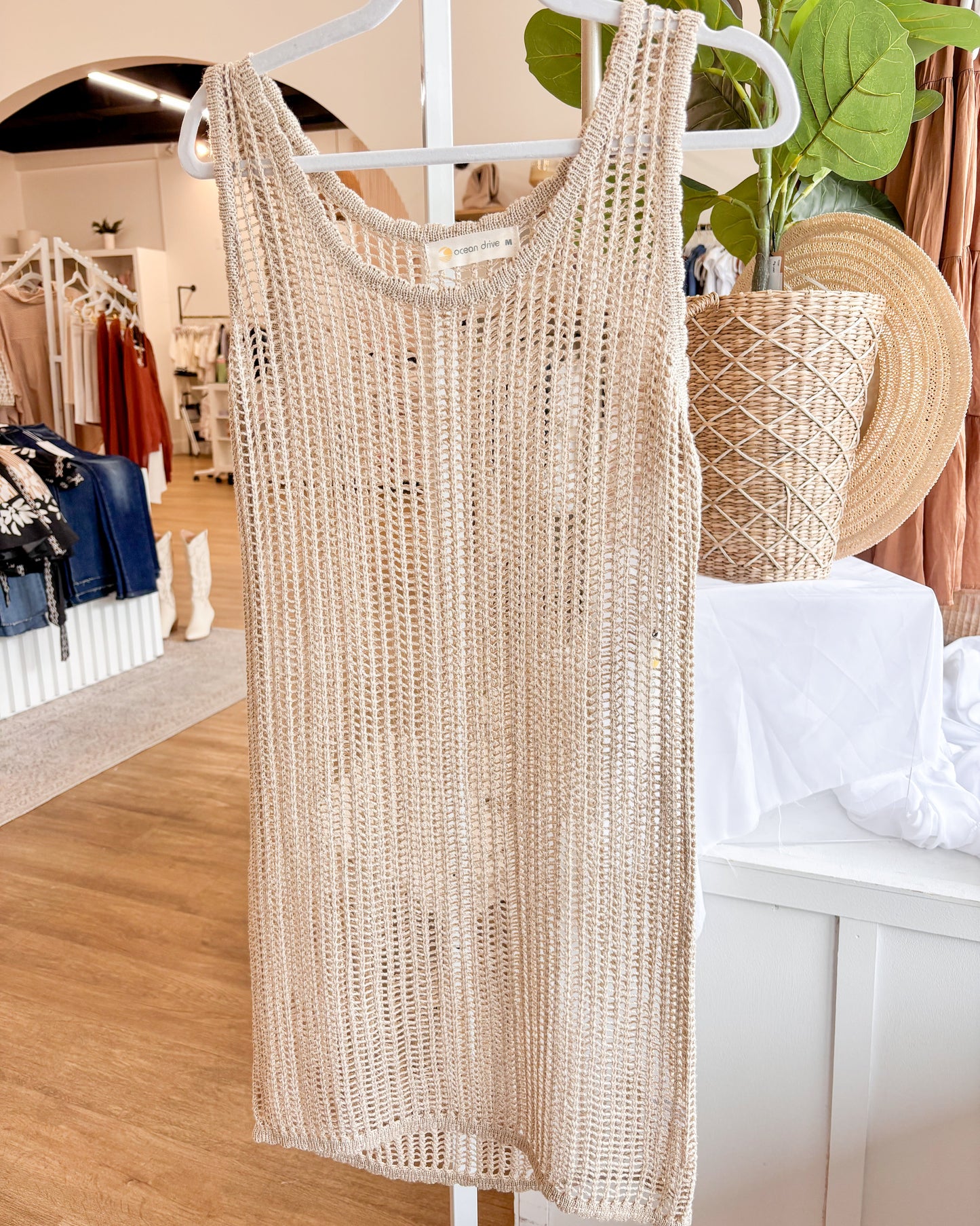Hidden Oasis Lurex Cover Up