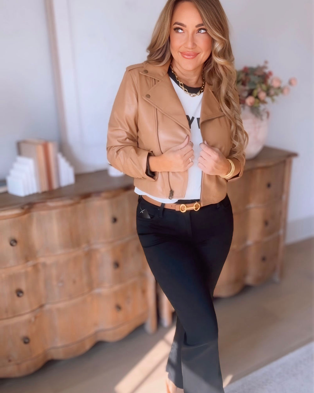 Vermont Vegan Leather Moto Jacket