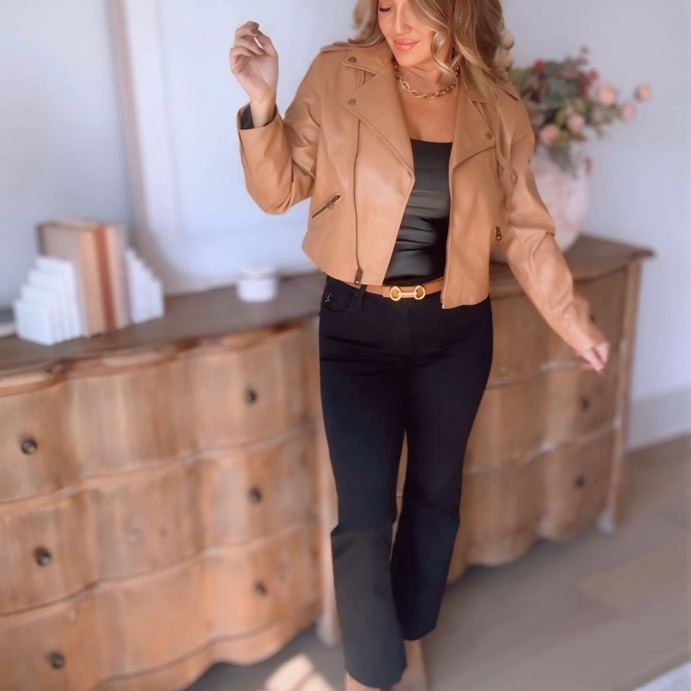 
                      
                        Vermont Vegan Leather Moto Jacket
                      
                    