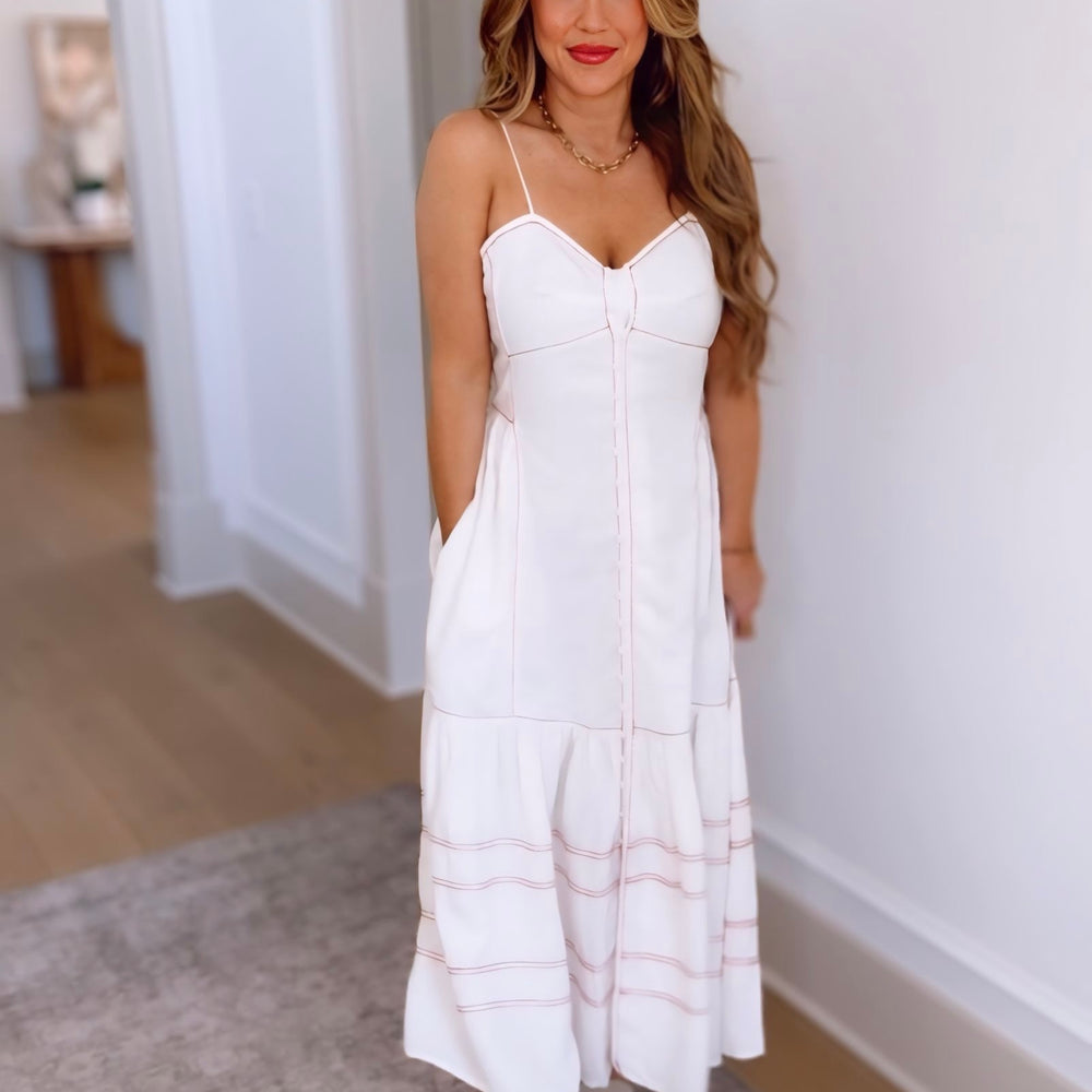 Daphne Contrast Maxi Dress