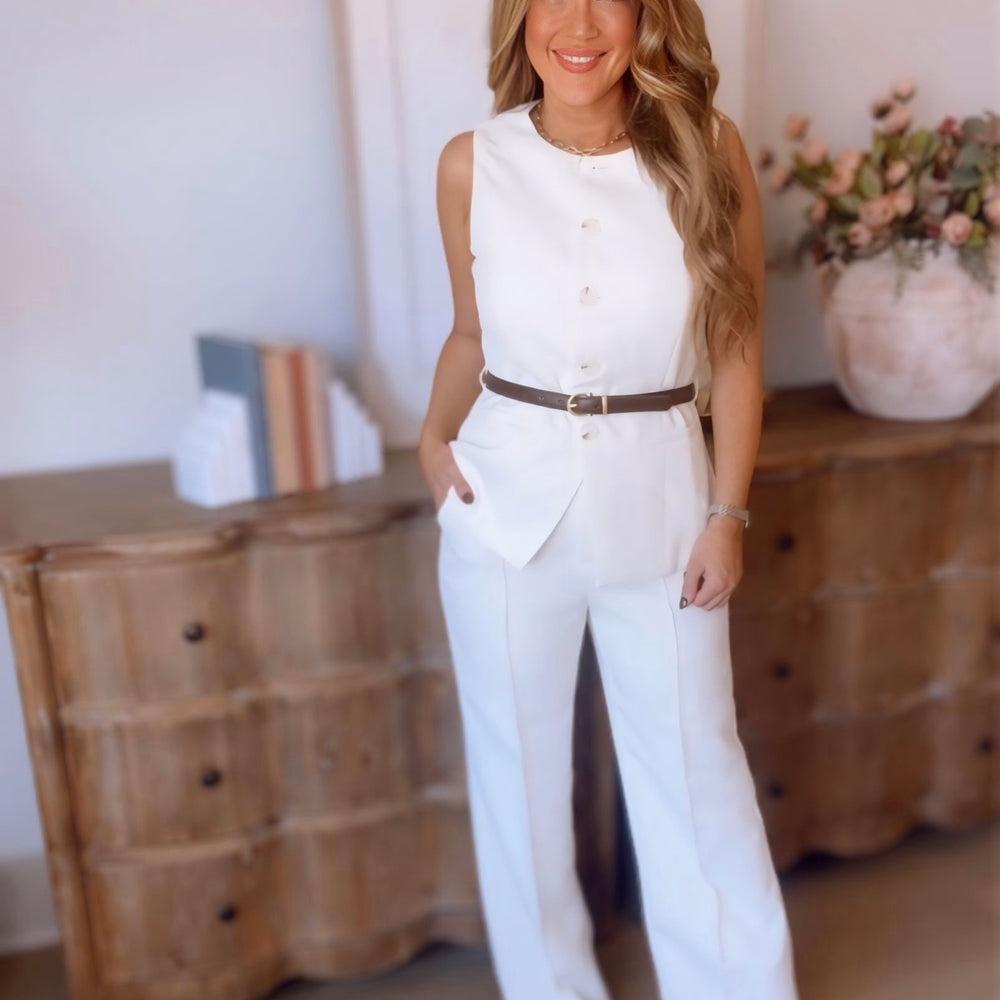 Anna Belted Vest