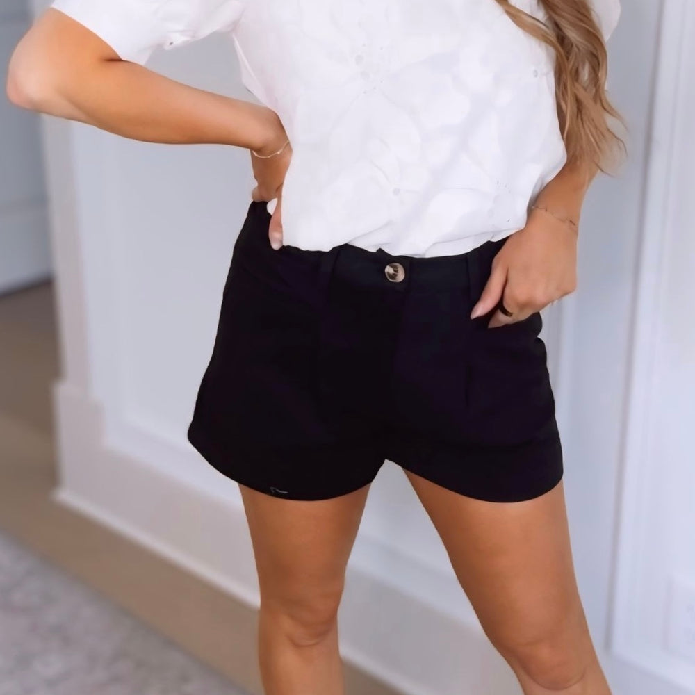 
                      
                        Time Will Tell Pleat Pocket Shorts - 2 COLORS
                      
                    