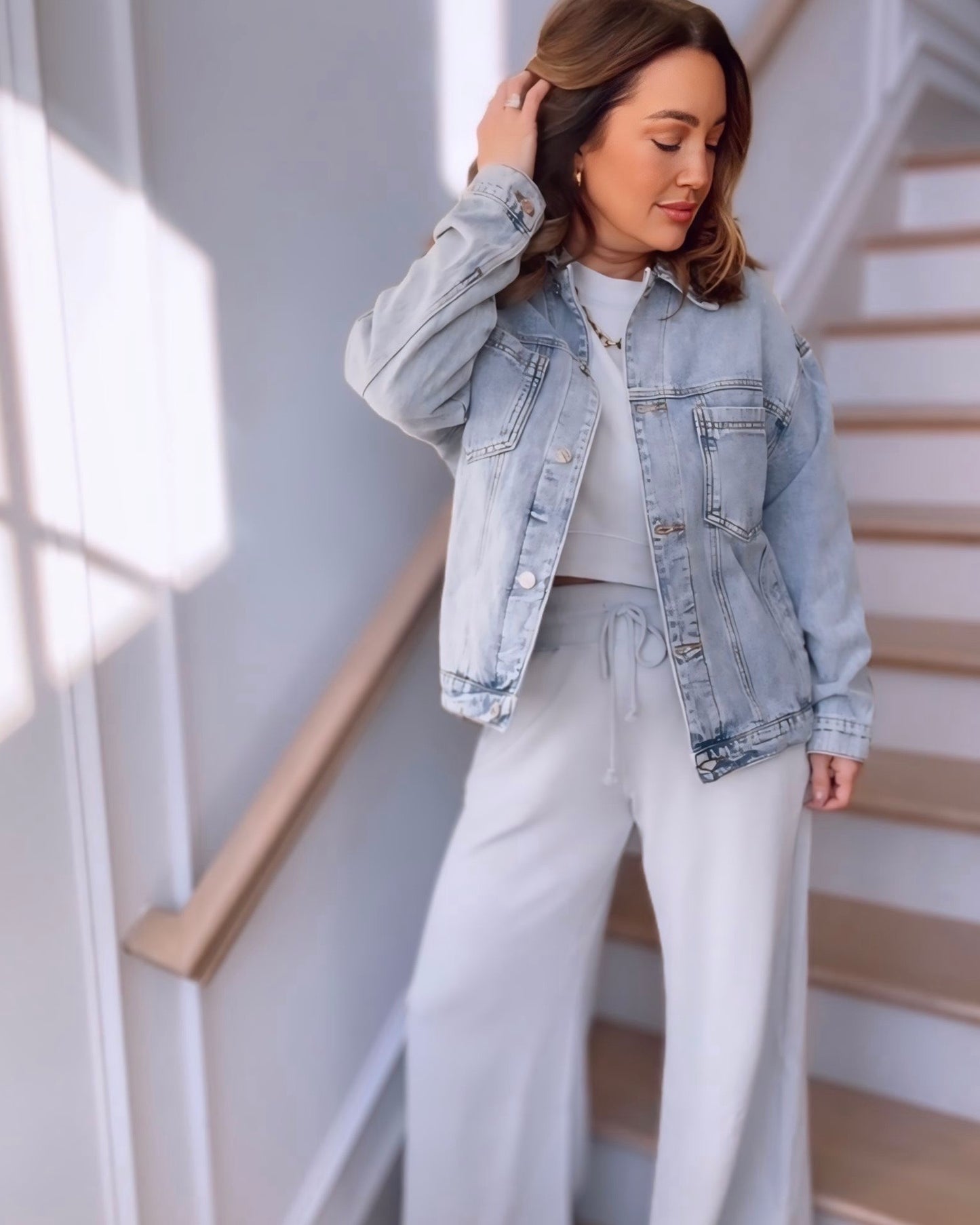 sleeveless denim jacket with dress Outfits Denim Overall Skirt Vest Sleeveless Denim Jacket Dress STEL