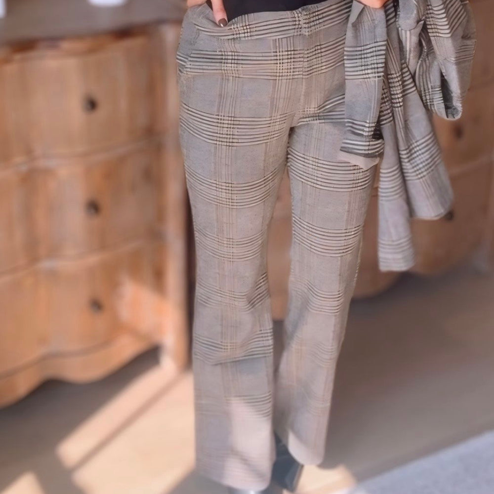 Autumn Light Plaid Pants