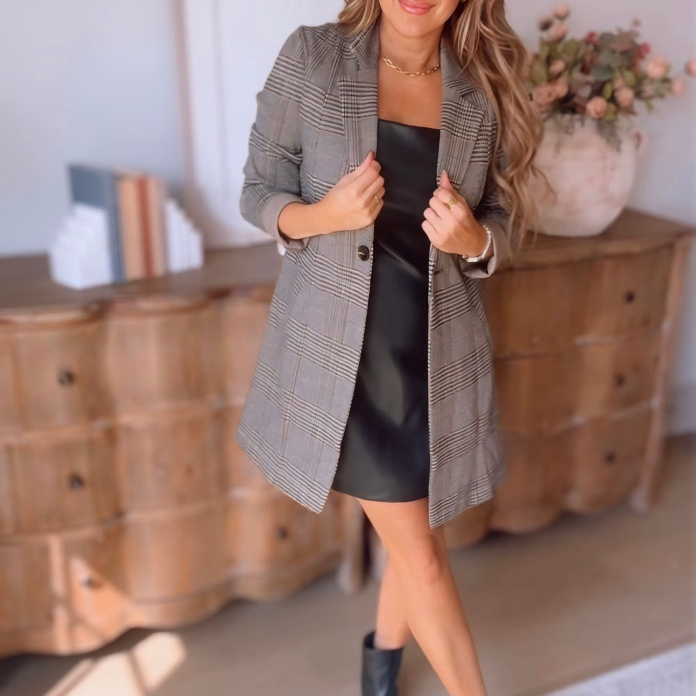 
                      
                        Autumn Light One Button Coat
                      
                    