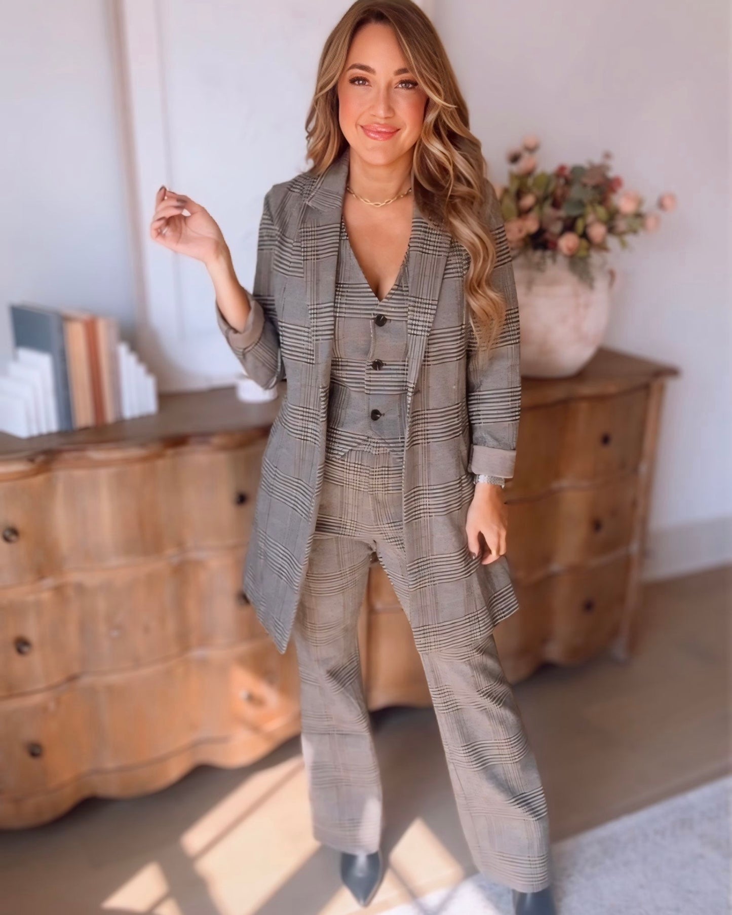 Autumn Light One Button Coat