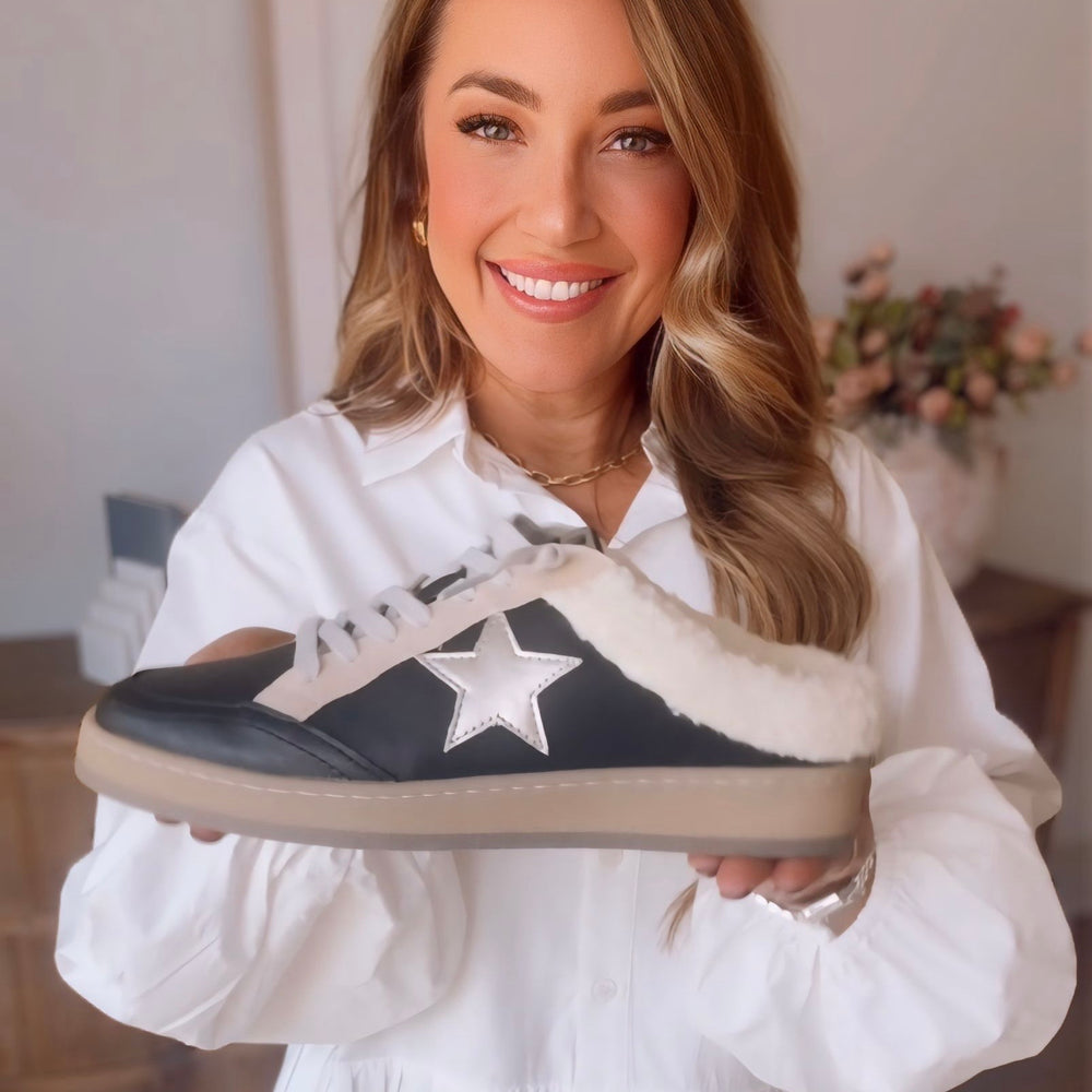 Sinclair Sherpa Lined Mule Sneaker