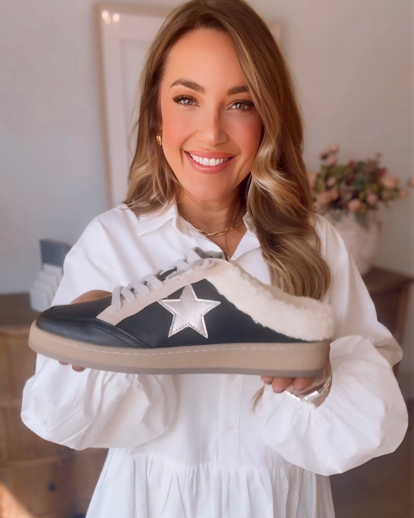 Sinclair Sherpa Lined Mule Sneaker