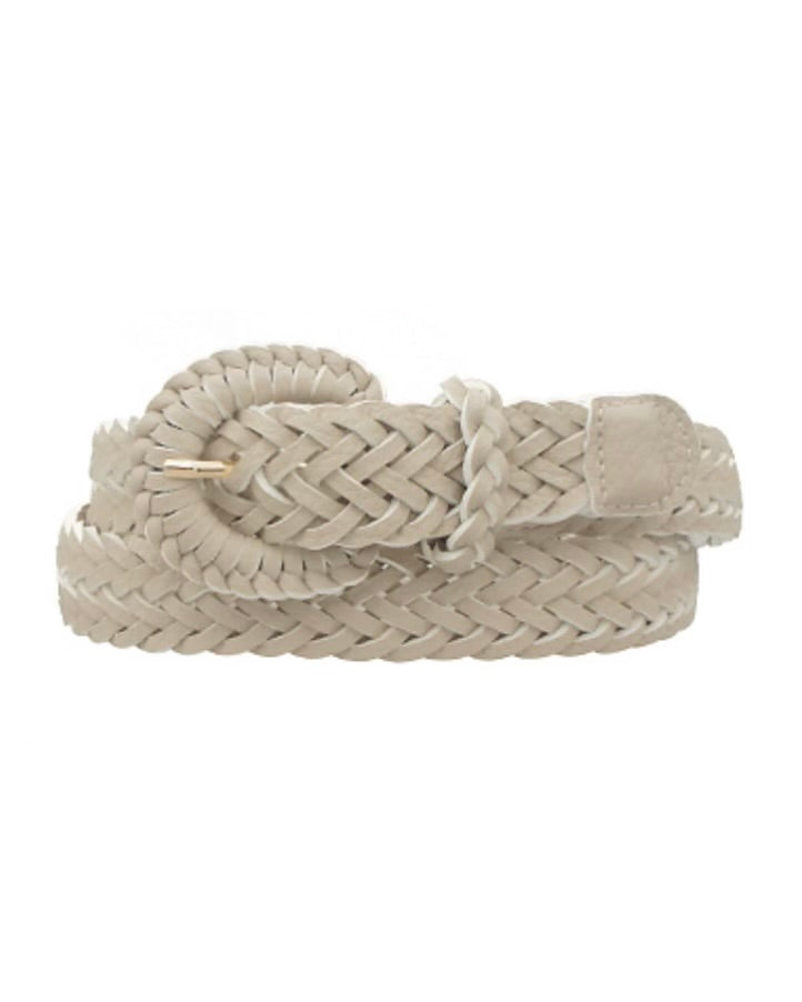 Braided Faux Leather Belt-4 Colors