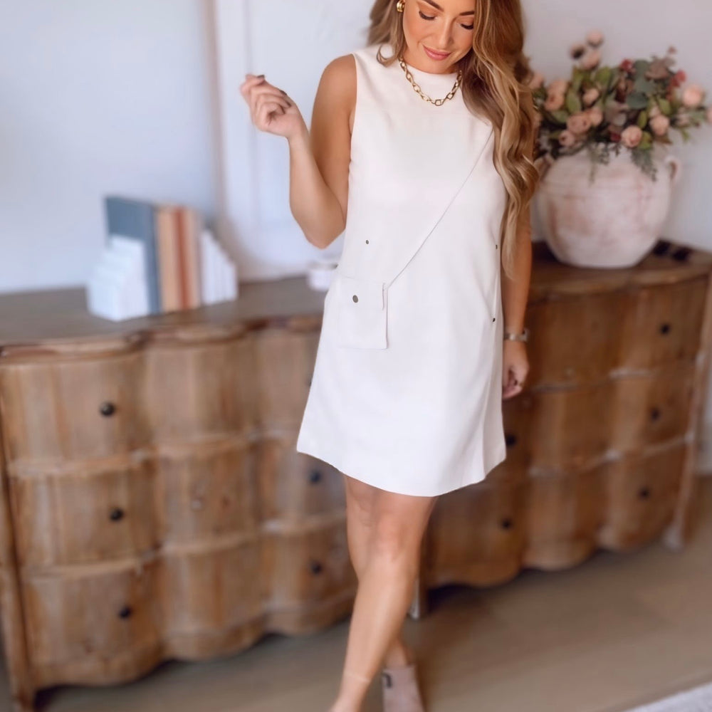 
                      
                        Ellis Sleeveless Suede Dress
                      
                    
