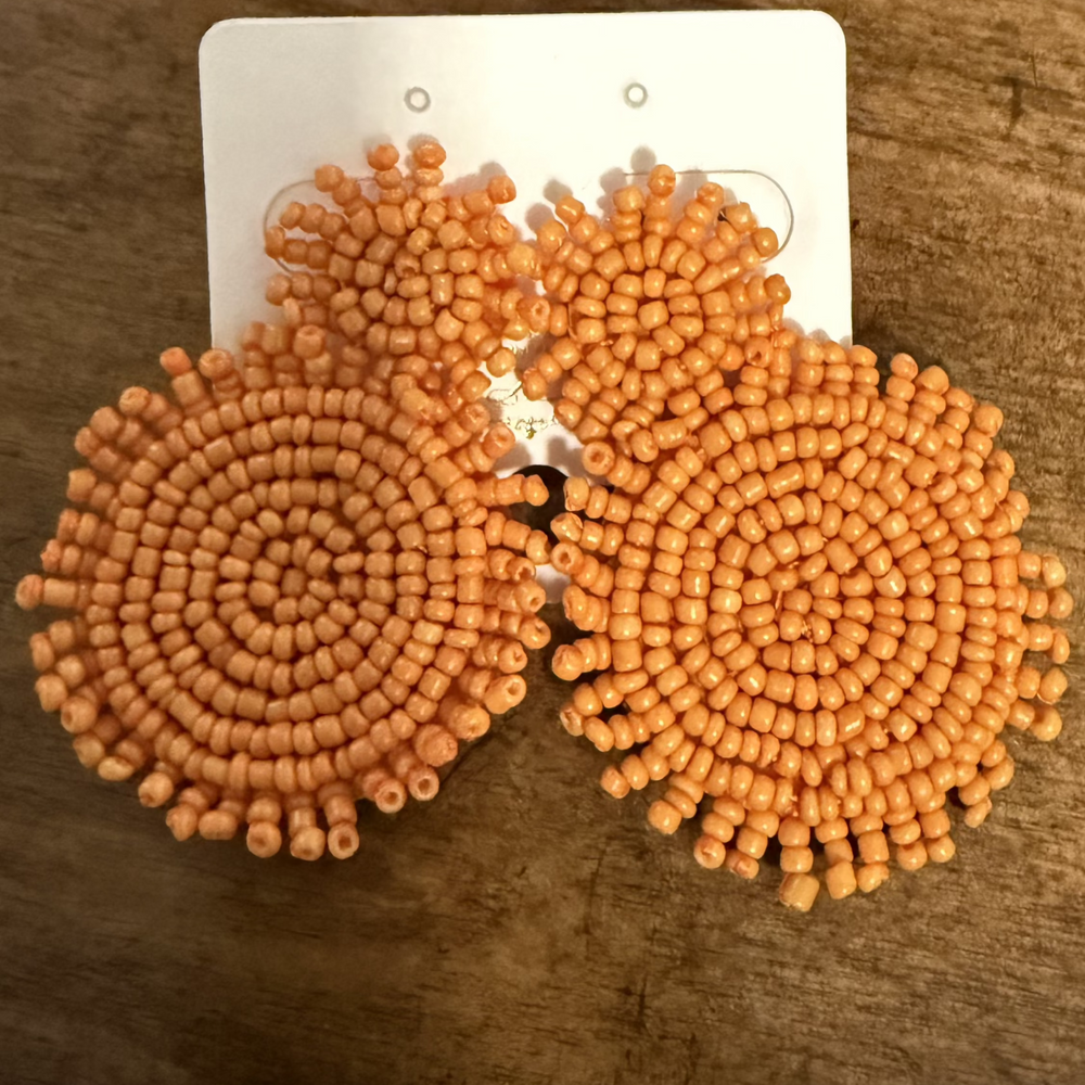 
                      
                        Orange & White Gameday Earring
                      
                    