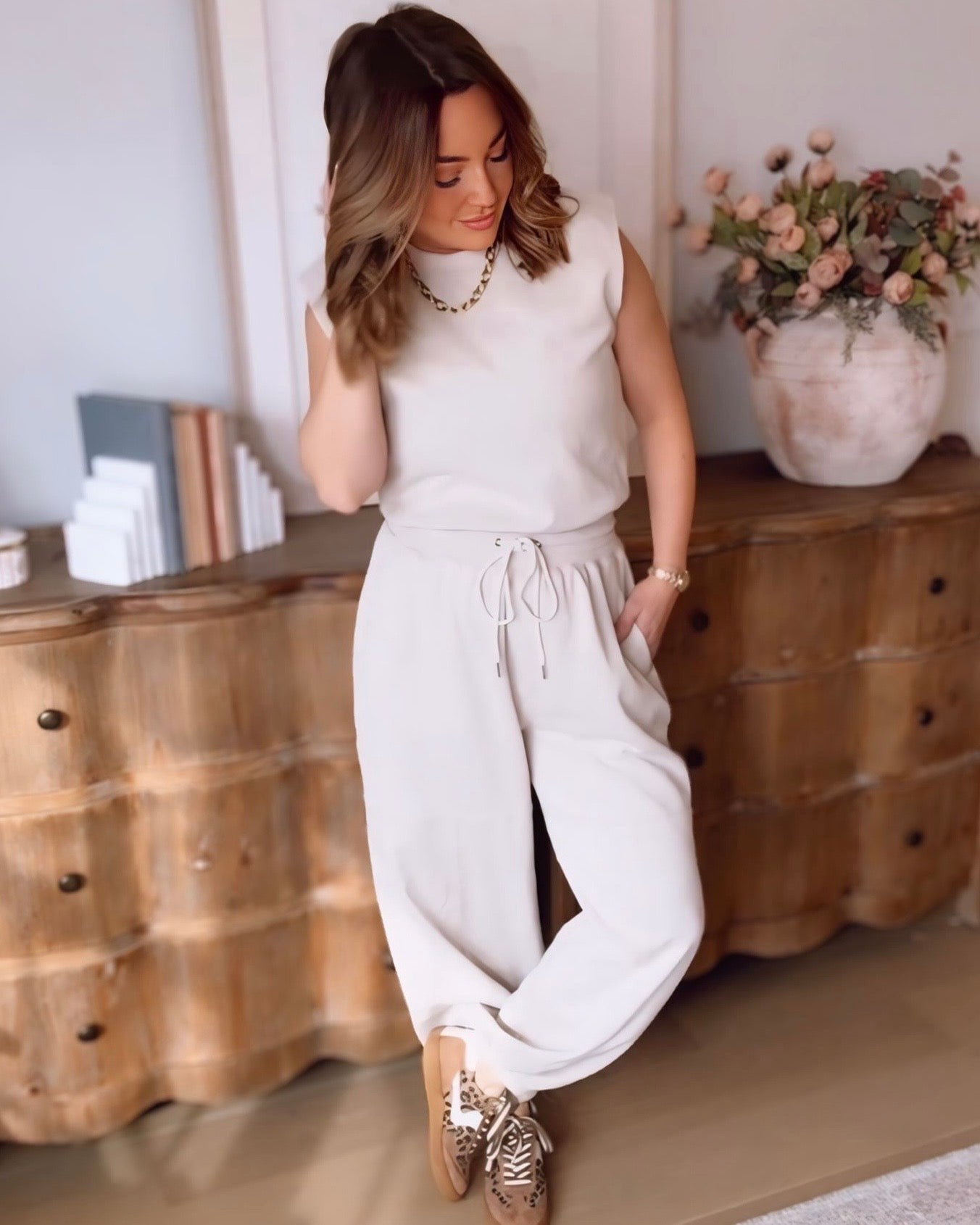 Paige Drawstring Waist Jumpsuit- 2 Colors