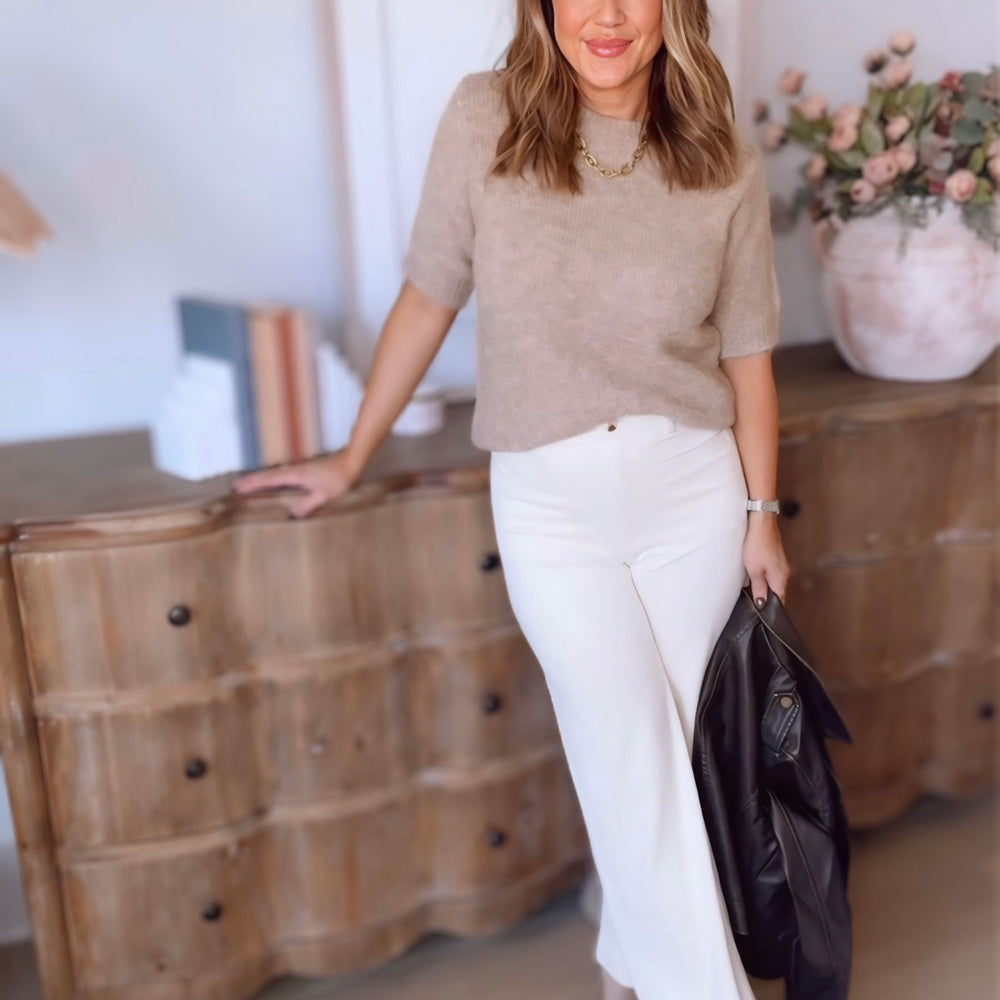 Kendall Short Sleeve Knit Top