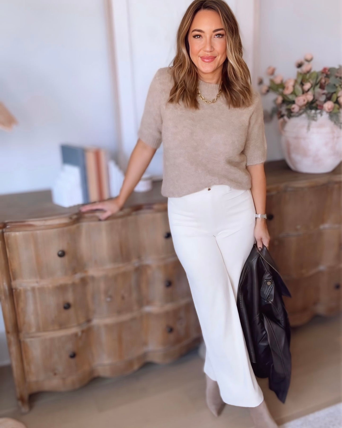 Kendall Short Sleeve Knit Top