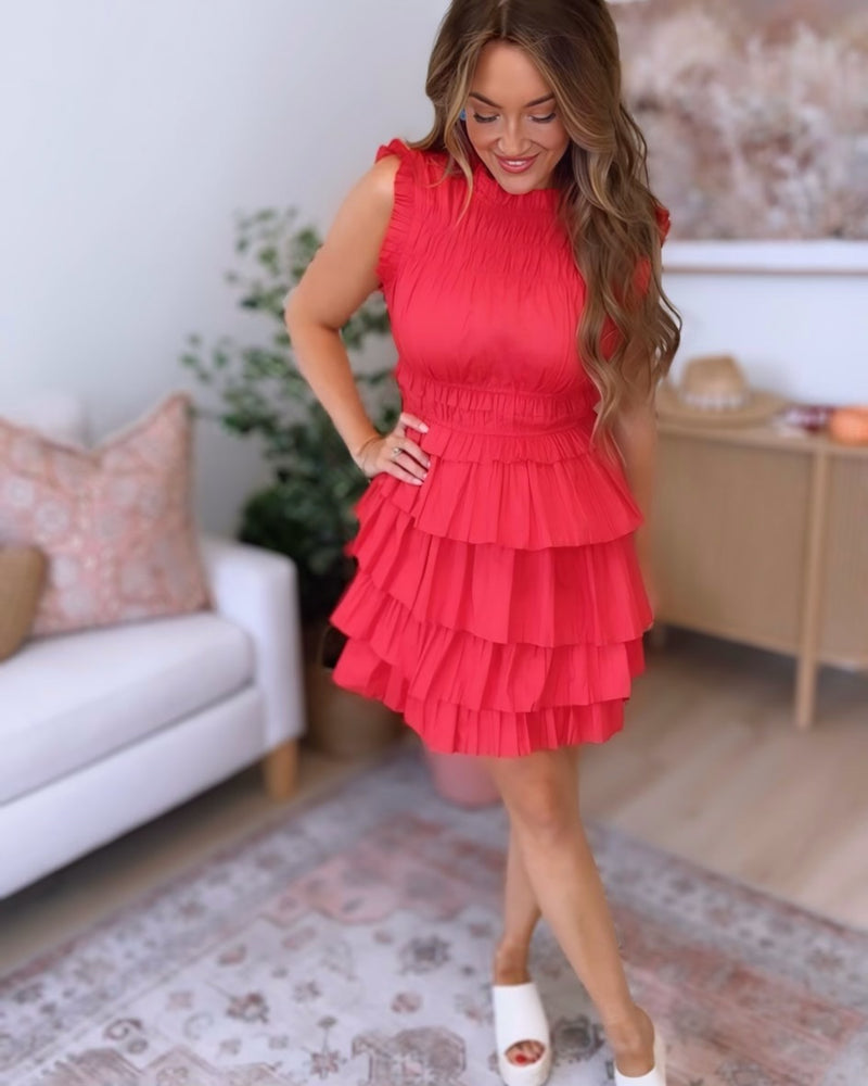 
                      
                        The Fun Side Pleated Dress
                      
                    