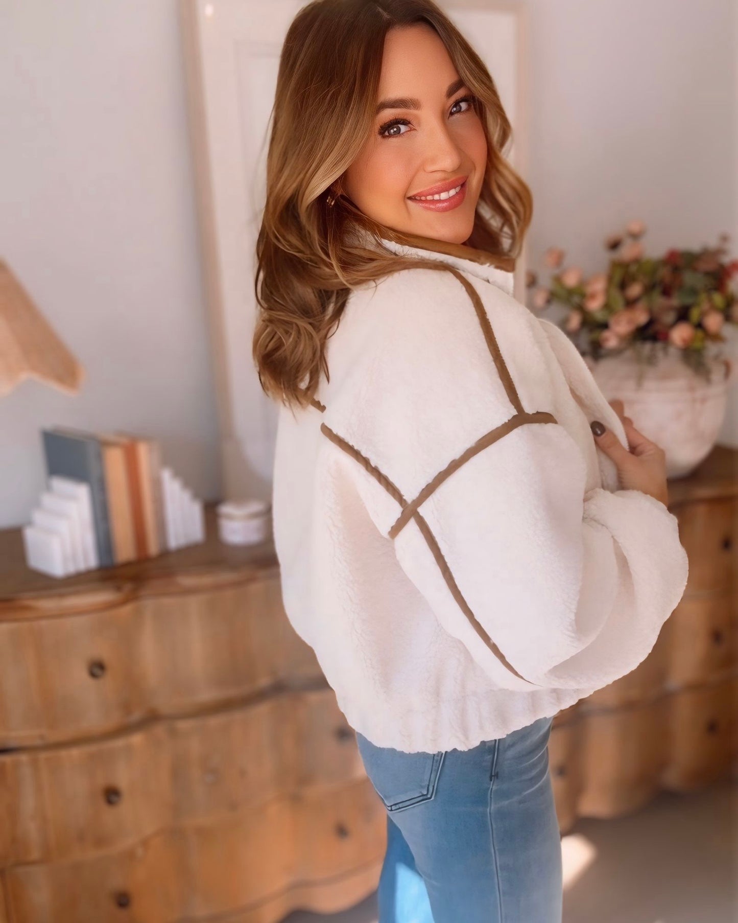 By The Bonfire Sherpa Jacket