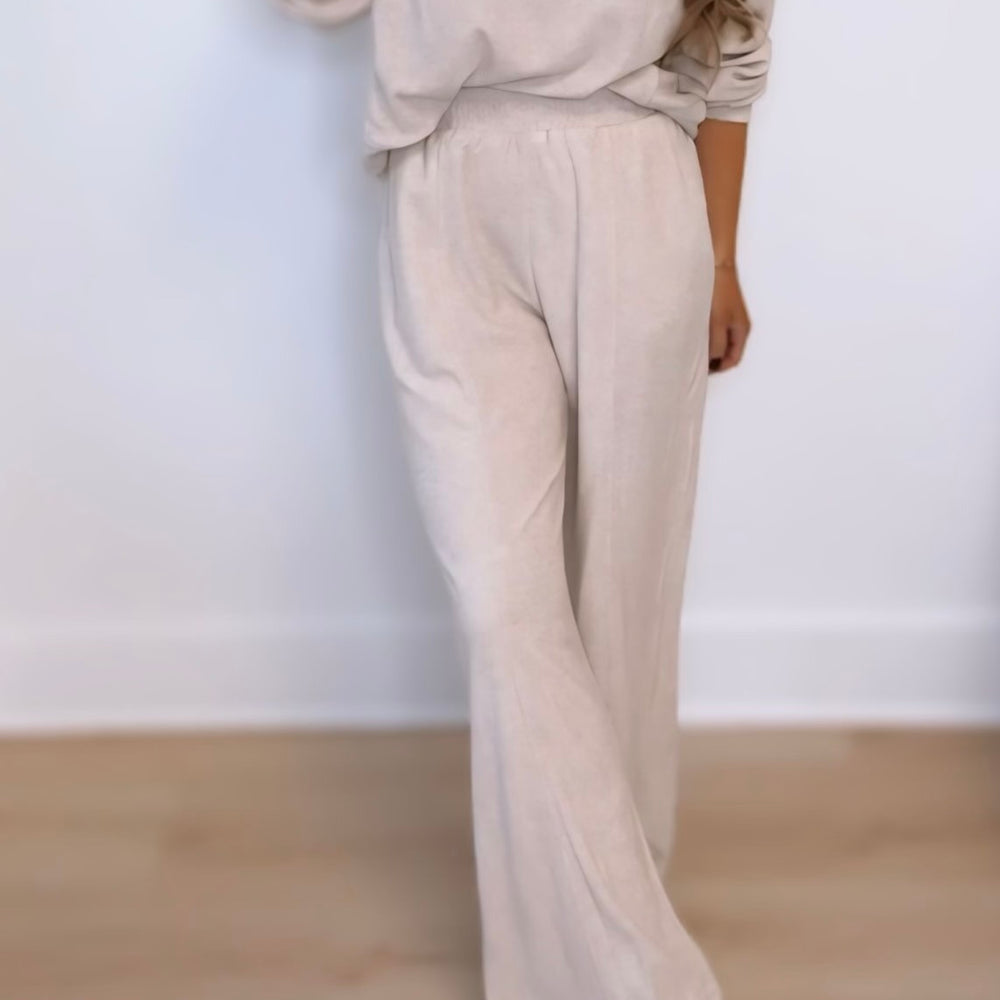 A Chill in the Air Wide Leg Pant