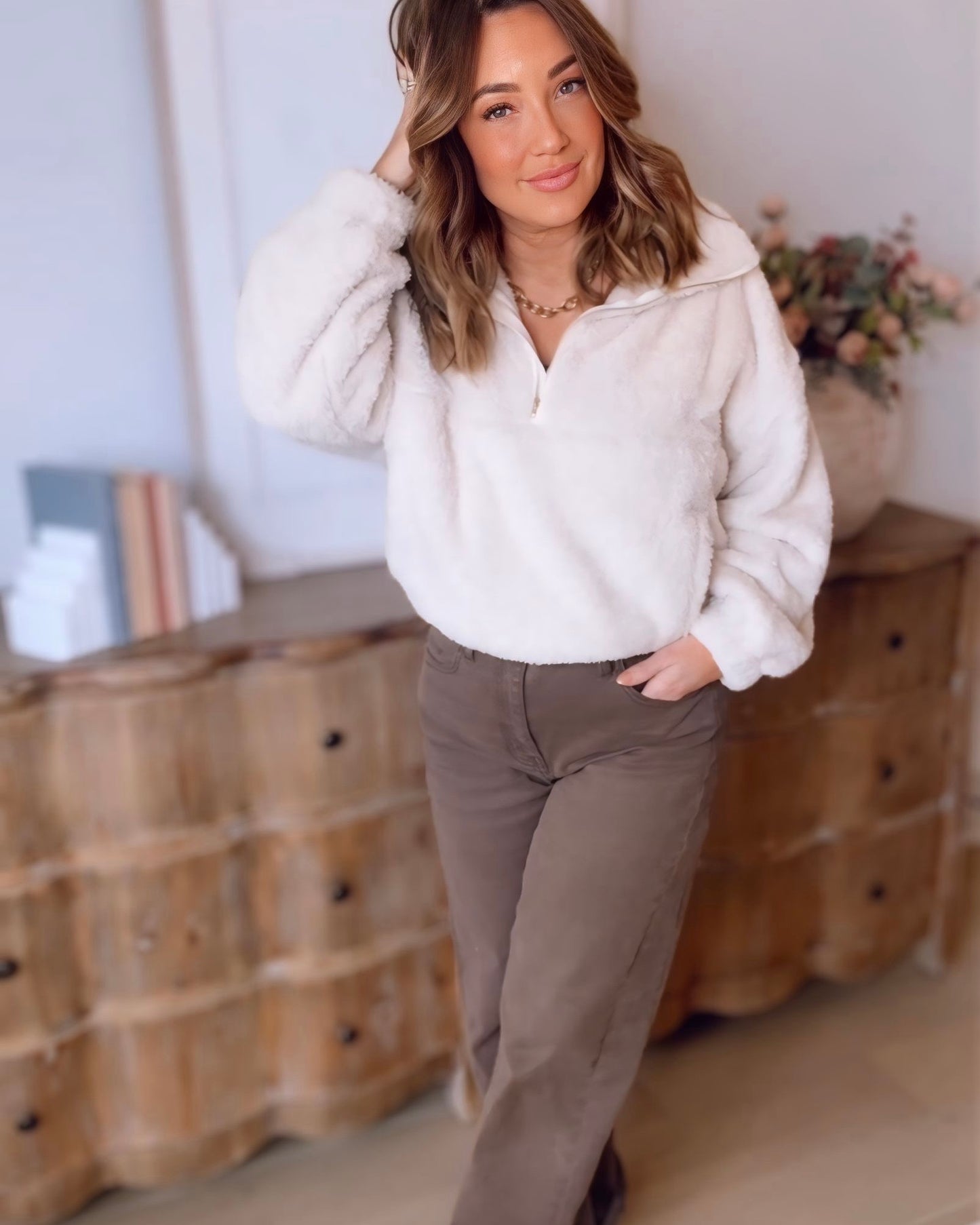 Chic & Cozy Fleece Pullover