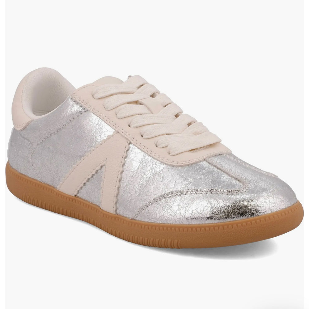 
                      
                        Callie Silver Sneakers
                      
                    