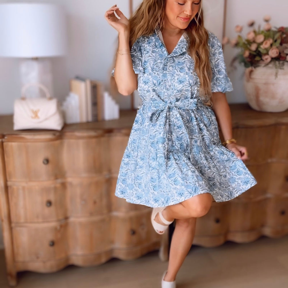 By The Shore Floral Dress