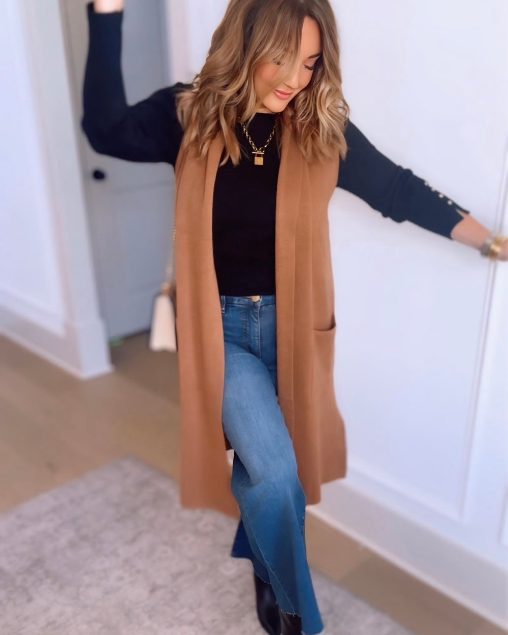 Rhea Sleeveless Open Knit Cardigan- 3 Colors