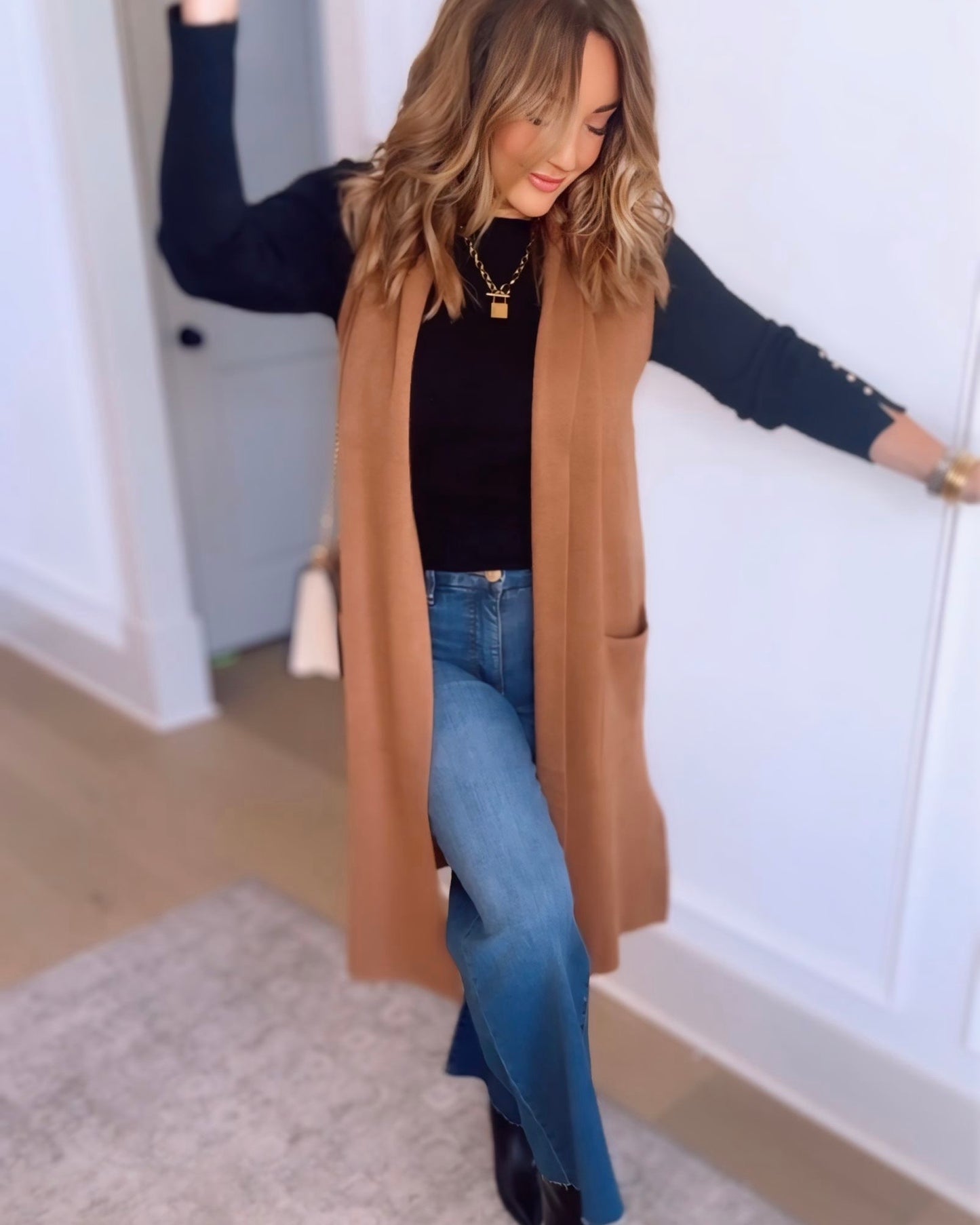 Rhea Sleeveless Open Knit Cardigan- 3 Colors