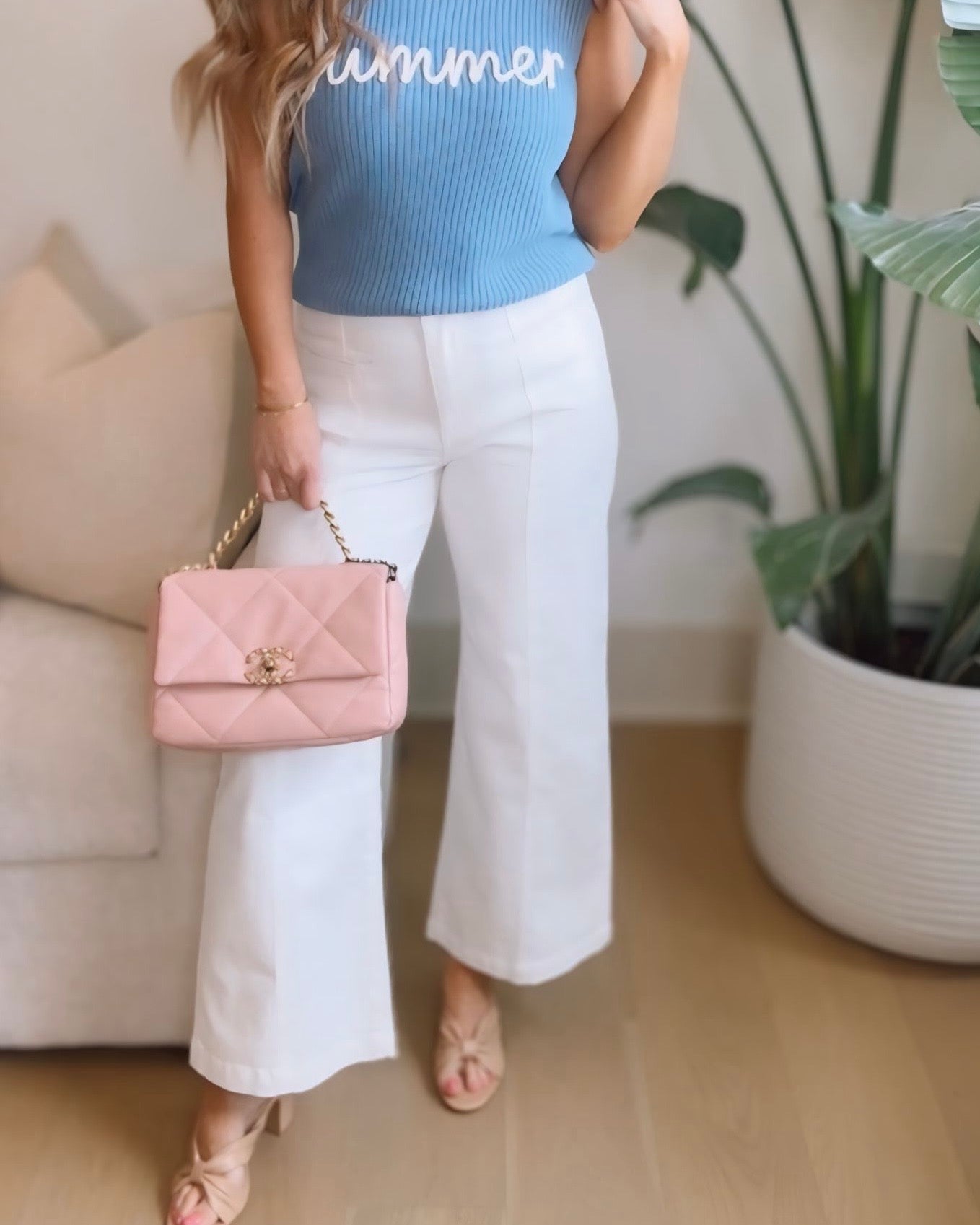 KUT- Meg Front Seam High Rise Wide Leg Jeans