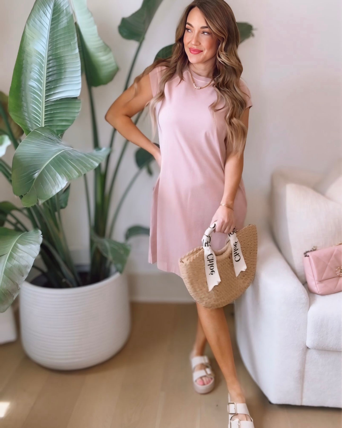 Patton Capped Sleeve T-Shirt Dress