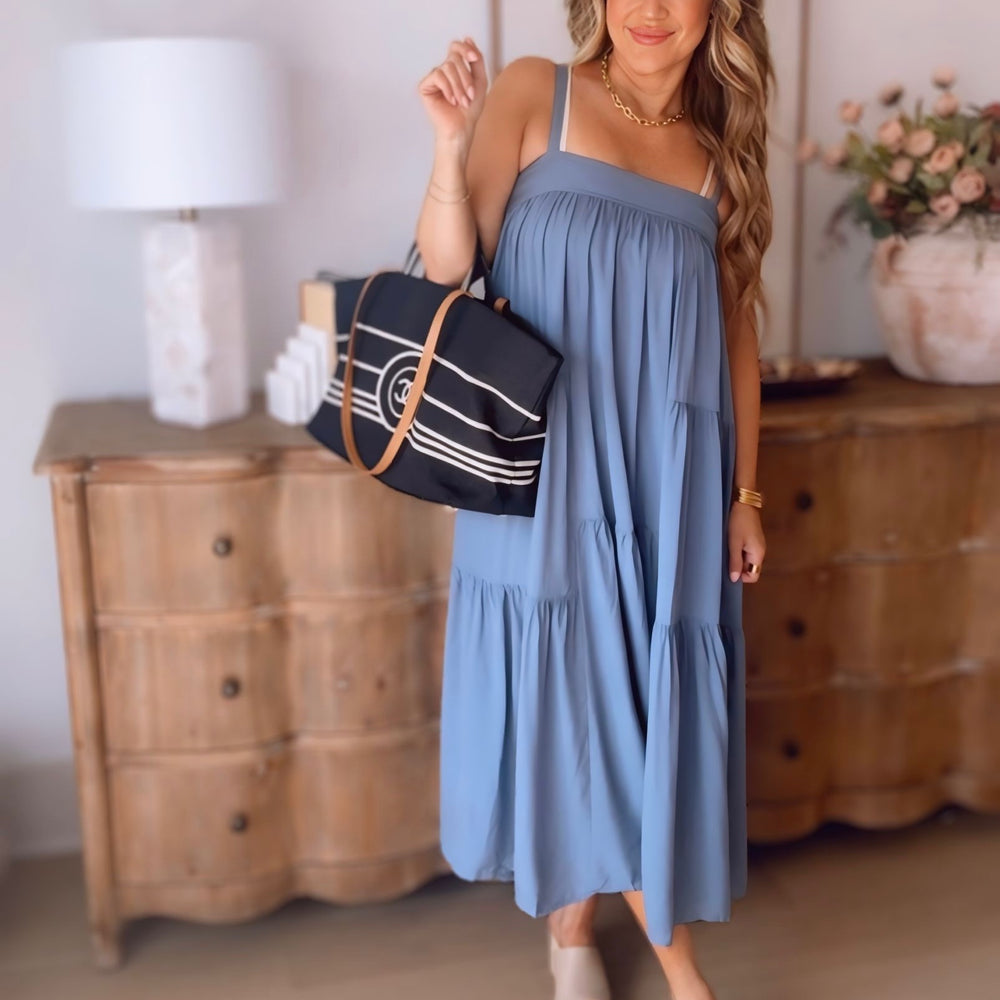 maxi lounge dress Now, Brunch Later: Cute Comfy Dresses Olivia Shea Style easy to wear Lounge In The Sun Maxi