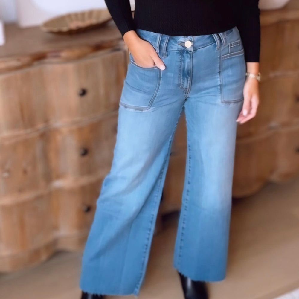 Kut - Meg High Rise Wide Leg With Front Pockets