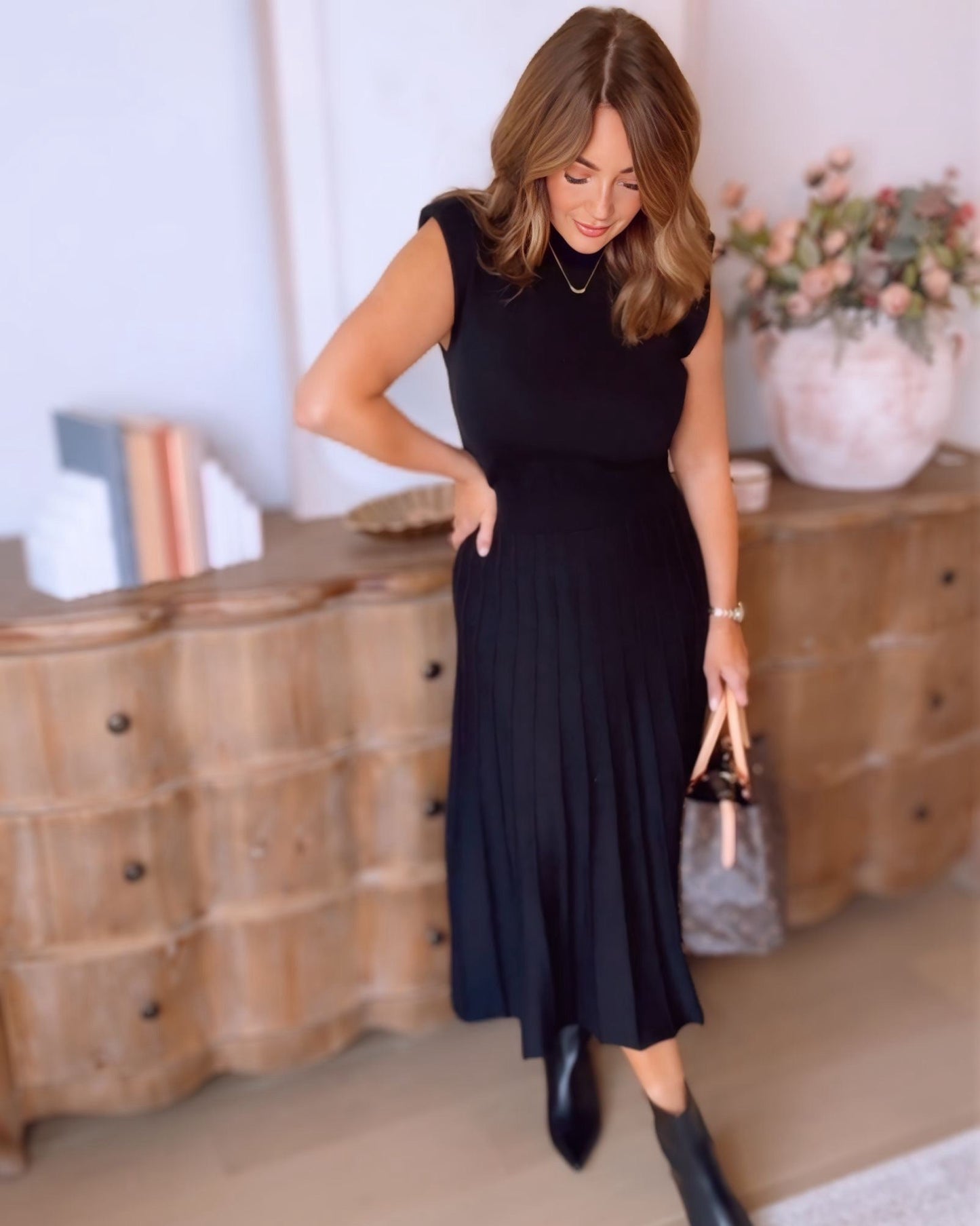 Elizabeth Sleeveless Knit Maxi Dress