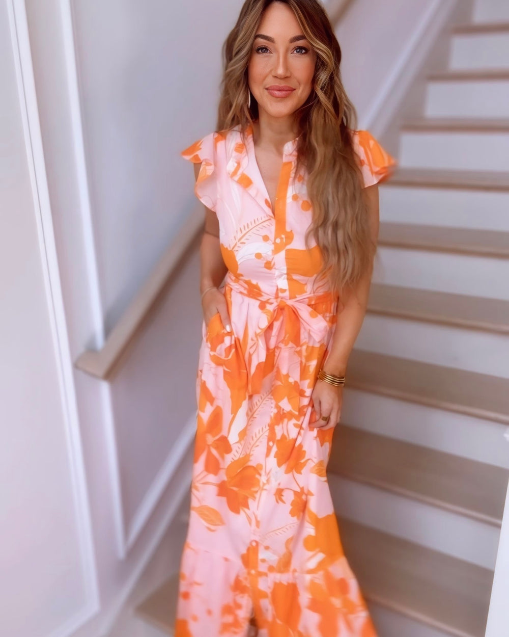 Last Forever Floral Maxi Dress