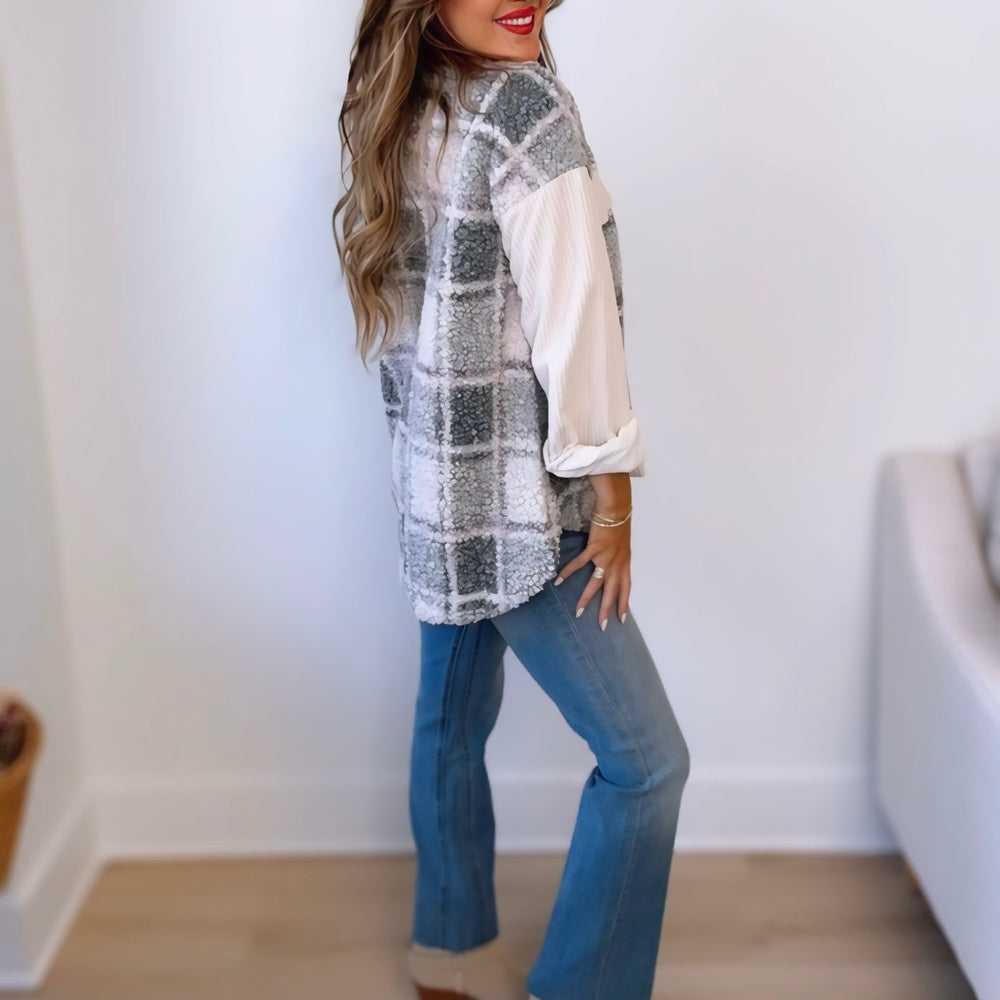 
                      
                        Sterling Sherpa Plaid Jacket
                      
                    