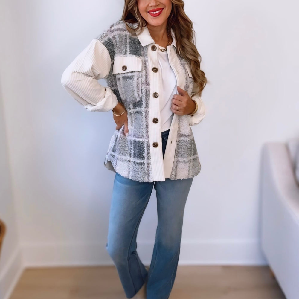 
                      
                        Sterling Sherpa Plaid Jacket
                      
                    