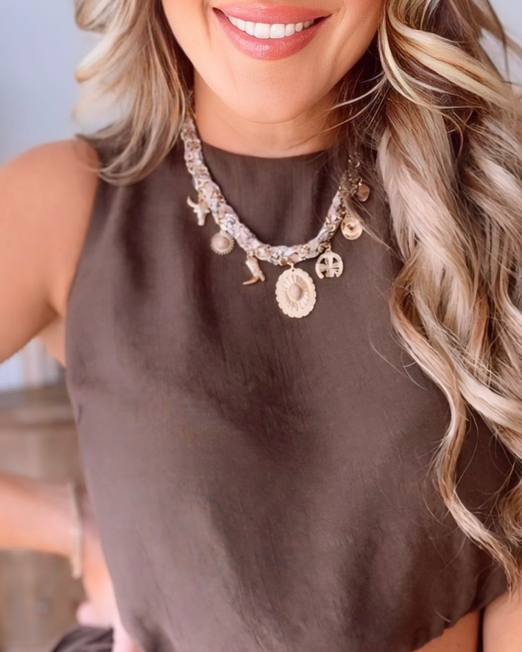 Western Scarf Necklace