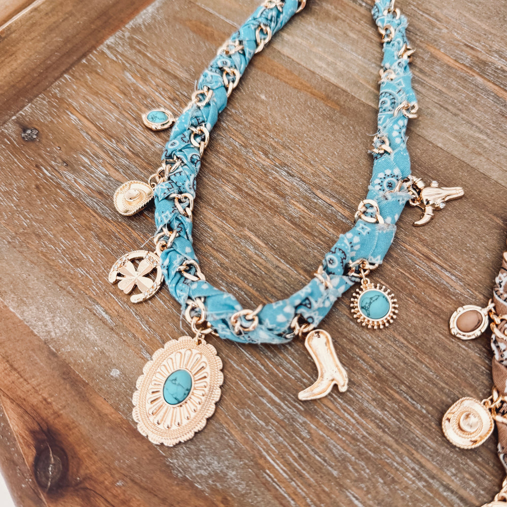 Western Scarf Necklace