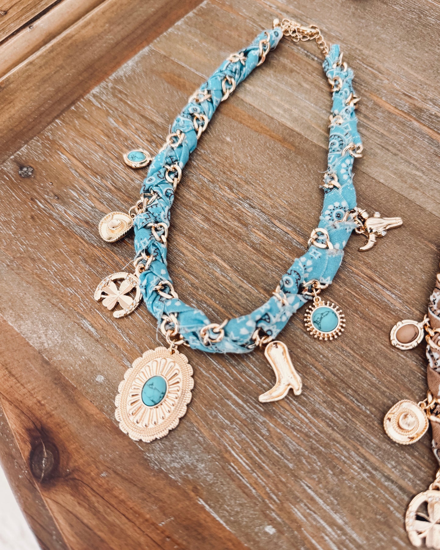Western Scarf Necklace