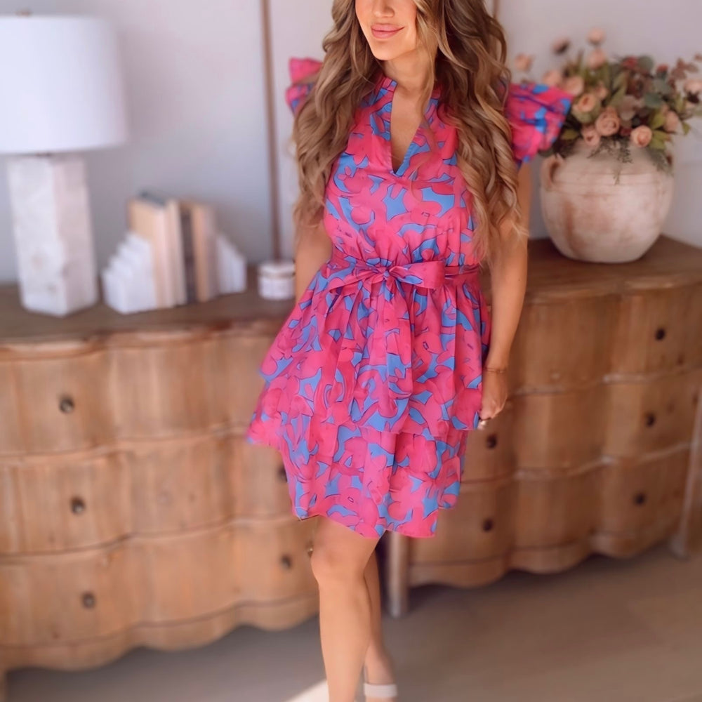 
                      
                        Flirty Allure Tiered Dress
                      
                    