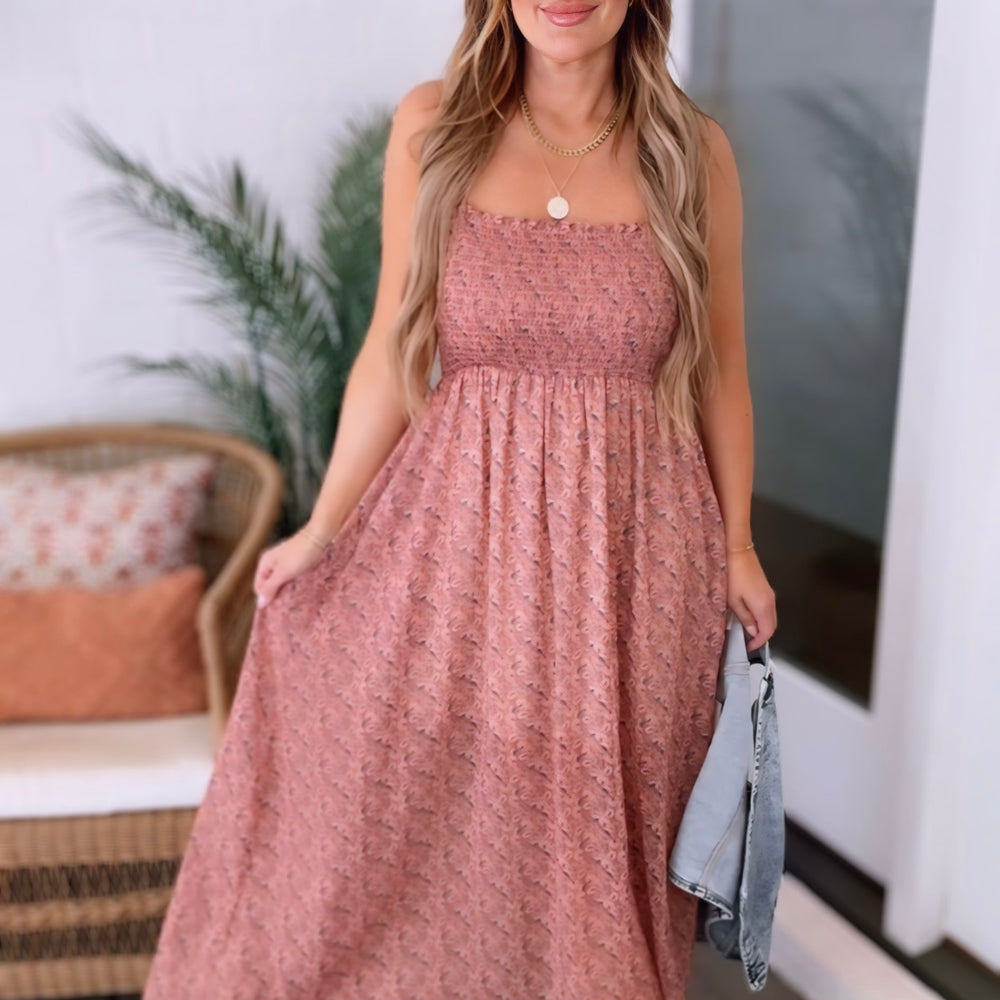 Augusta Smocked Maxi Dress