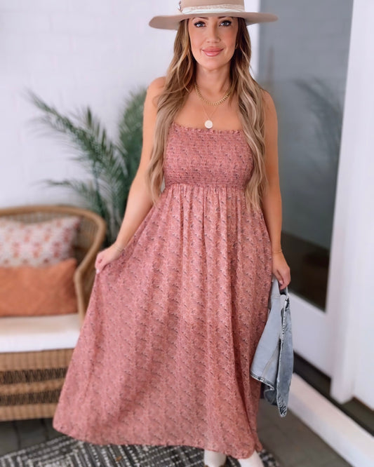 Augusta Smocked Maxi Dress