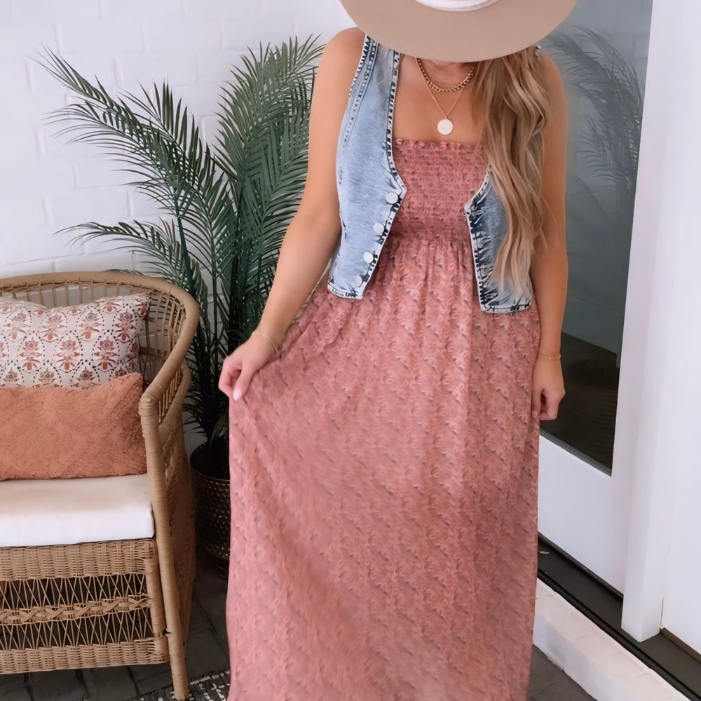 
                      
                        Augusta Smocked Maxi Dress
                      
                    