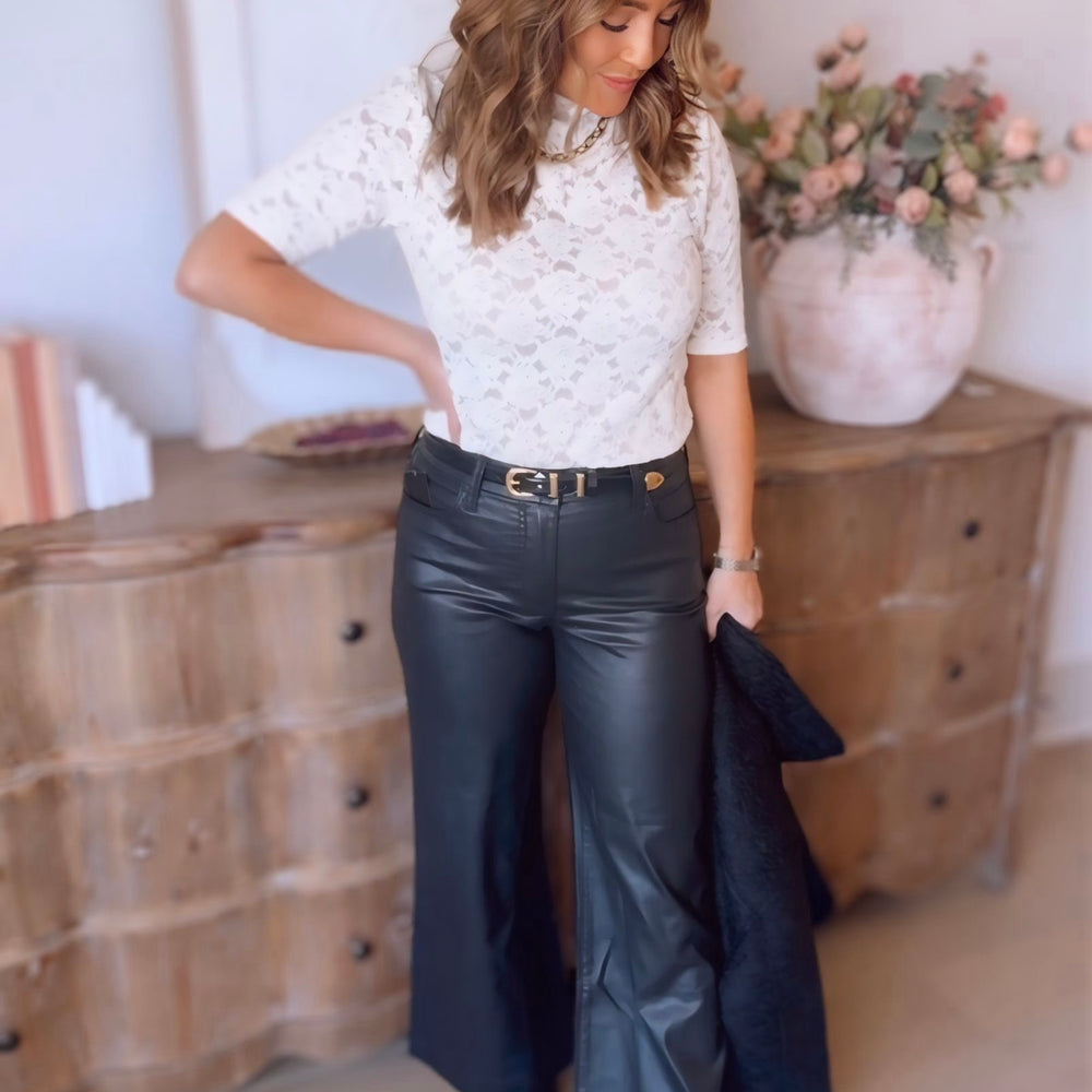 
                      
                        KUT Meg Faux Leather Pant
                      
                    