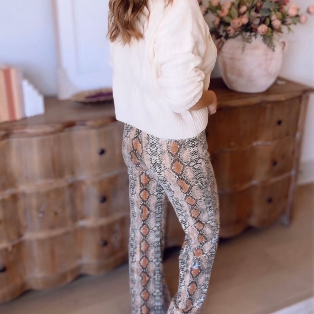 Jordan Cable Knit Mock Neck Sweater